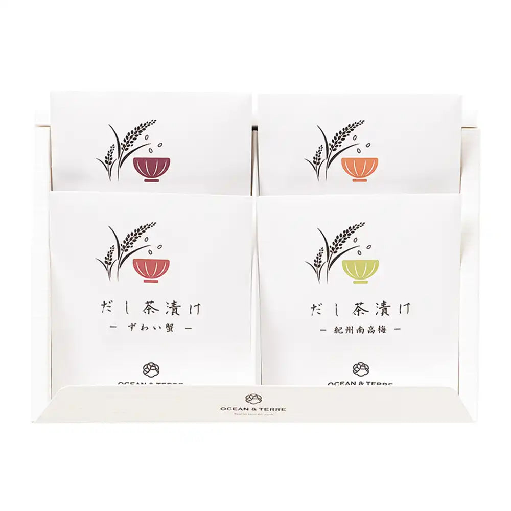 だし茶漬けセットK はまぐり╱ずわい蟹╱紅鮭╱紀州南高梅