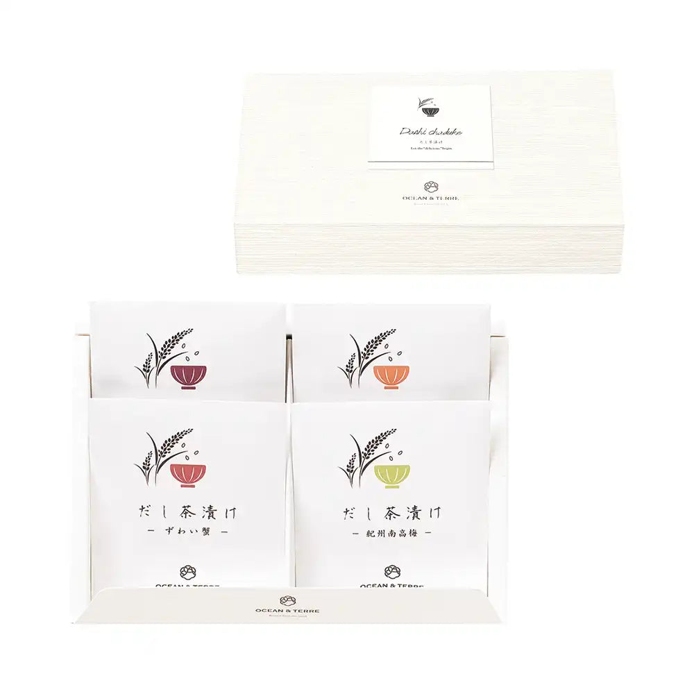 だし茶漬けセットK はまぐり╱ずわい蟹╱紅鮭╱紀州南高梅