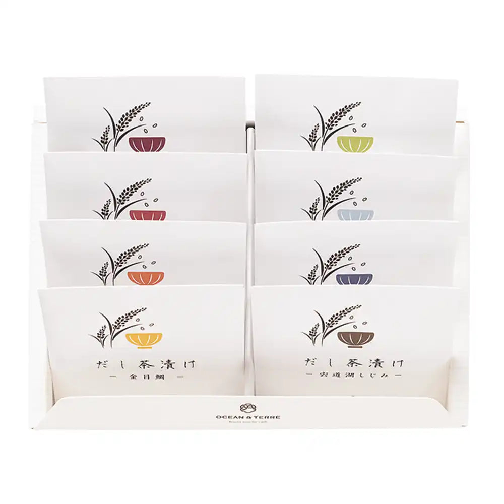 だし茶漬けセットP はまぐり/ずわい蟹/紅鮭/金目鯛/紀州南高梅/うなぎの蒲焼き/銀だら/宍道湖しじみ