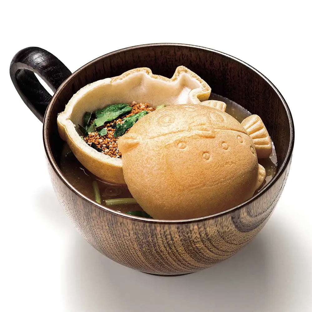 ぷかふぐ最中味噌汁セット 合わせ/赤