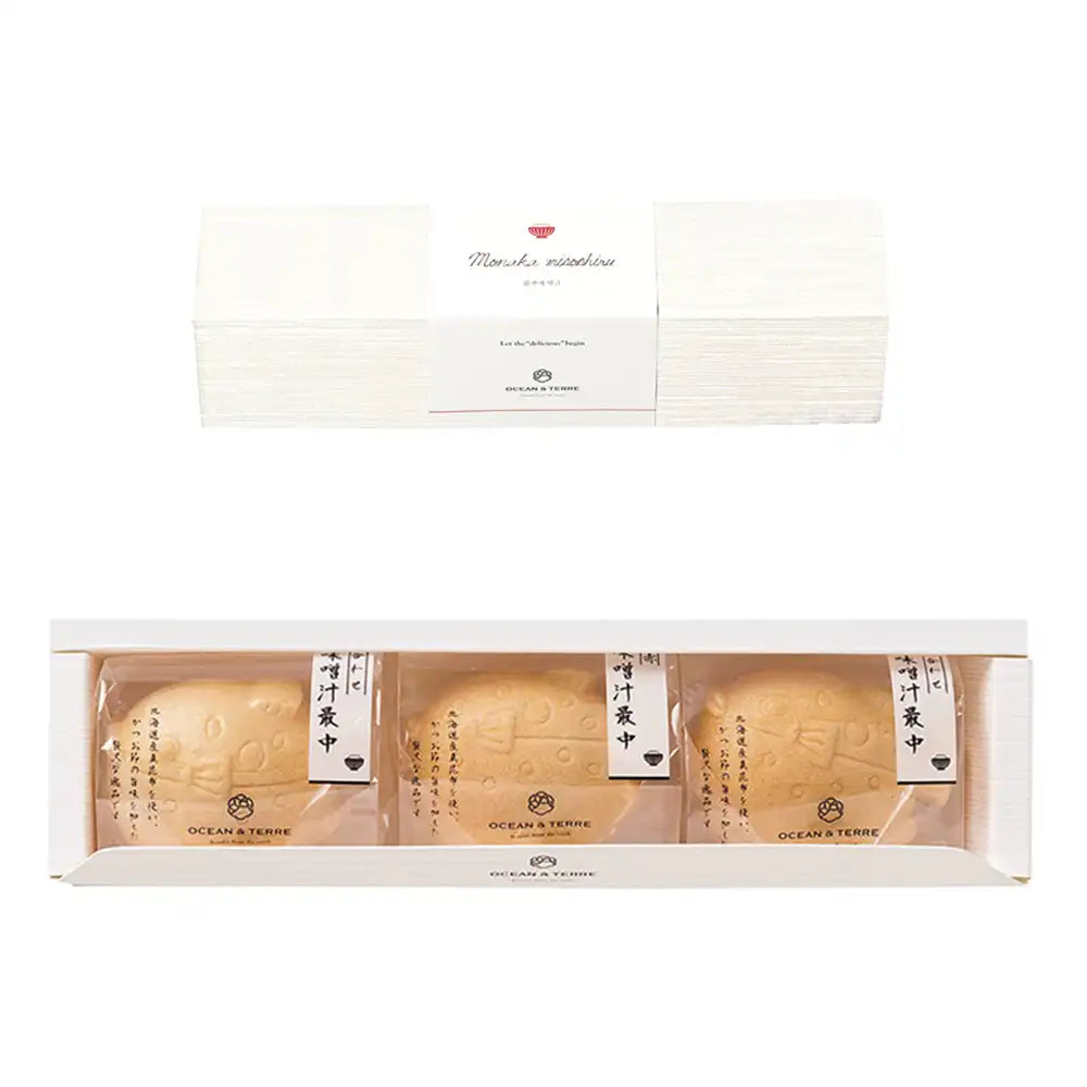 ぷかふぐ最中味噌汁セット 合わせ/赤