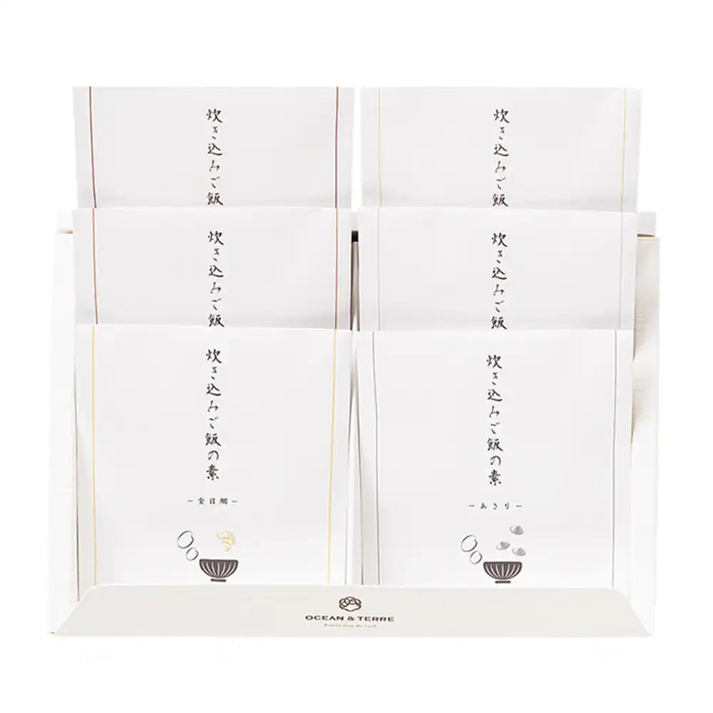 炊き込みご飯の素セットJ はまぐり╱ずわい蟹╱金目鯛╱帆立╱うなぎの蒲焼き╱あさり
